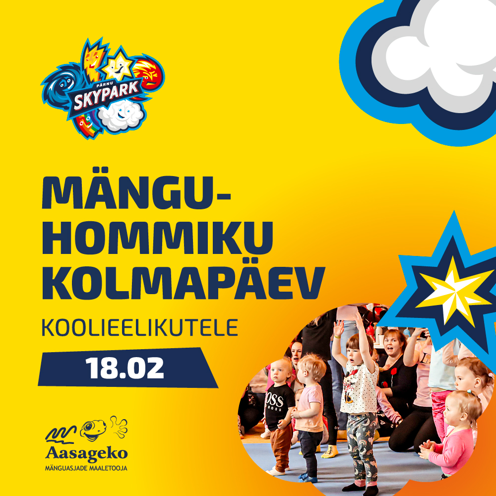 Mänguhommikud koolieelikutele Skyparkis